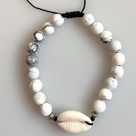 NEW COWRIE MARBLE  BRACELET - Picture 1 of 8